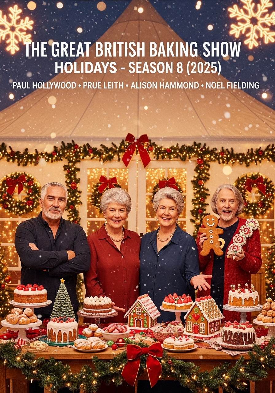 🎄 A Sweet Return: “The Great British Baking Show: Holidays – Season 8” Promises Laughter, Second Chances & Festive Magic