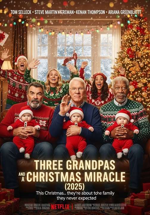 ⭐ FIRST LOOK: “THREE GRANDPAS AND A CHRISTMAS MIRACLE” IS SHAPING UP TO BE 2025’S MOST HEARTWARMING HOLIDAY HIT