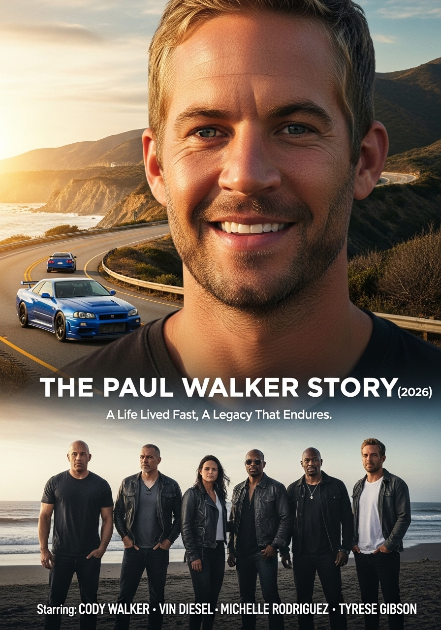 🎬 “The Paul Walker Story” (2026): A Life Lived Fast, A Heart That Never Stopped Giving